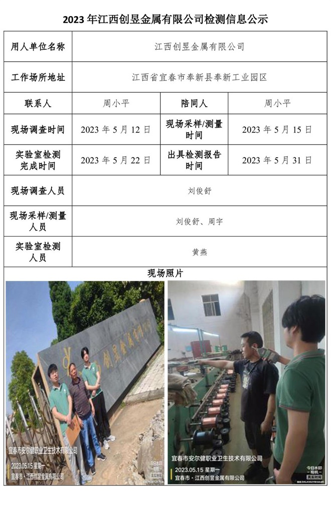 2023年江西創(chuàng)昱金屬有限公司檢測公示信息.jpg